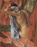 bathing lady Edgar Degas